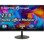 AOPEN by Acer 24SA2Y bi 23.8" Full HD (1920 x 1080) VA-Monitor | Ultra-Thin with ZeroFrame | Home or Office | AMD FreeSync | Up to 75Hz | 1ms-TVR | Ports: 1 x HDMI 1.4 & 1 x VGA (HDMI Cable Included)