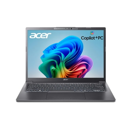 Acer Aspire 14 AI Copilot+ PC | 14" WUXGA Display | Intel Core Ultra 7 Processor 256V | NPU: Up to 47 Tops - GPU: Up to 64 Tops | Intel ARC 140V | 16GB LPDDR5X | 1TB SSD | Wi-Fi 6E | A14-52M-72S0