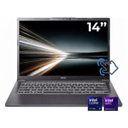 Acer Aspire 14" WUXGA Touchscreen Business Laptop Intel Core Ultra 9 288V Beats i9-13900H Intel ARC 140V Graphics 32GB DDR5 RAM 2TB SSD Backlit KB Wi-Fi 6E BT 5.3 HDMI 2.1 Windows 11 Pro Gray
