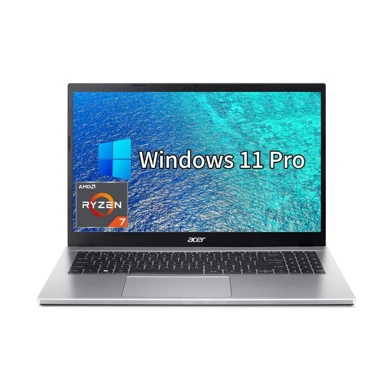 Acer Aspire 15.6 FHD Business laptop AMD Ryzen 7 5700U 32GB RAM 1TB SSD Numeric Keypad Webcam Wi Fi 6 HDMI RJ 45 Windows 11 Pro