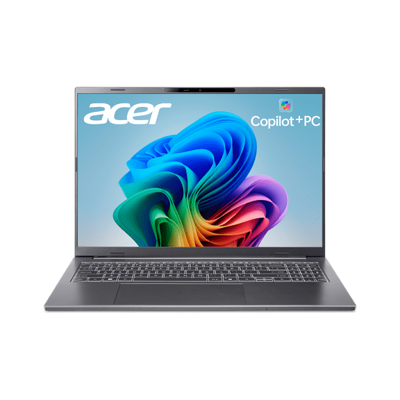 Restored Acer Aspire 16 AI A16-11MT-X8A9 Copilot+ PC, 16" WUXGA (1920 x 1200) 120Hz IPS Touch Screen, Snapdragon X, 16GB RAM, 512GB SSD, Steel Gray