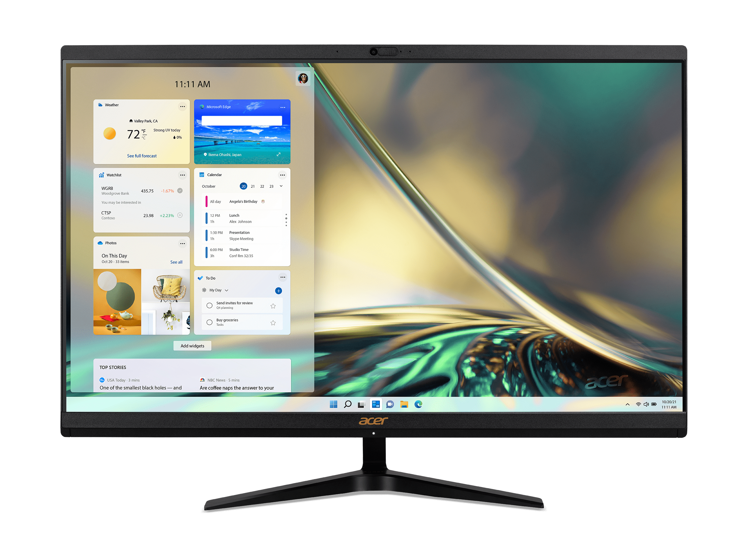 Acer Aspire 27" AIO Desktop, Intel Core i51235U, 8GB RAM, 512GB SSD