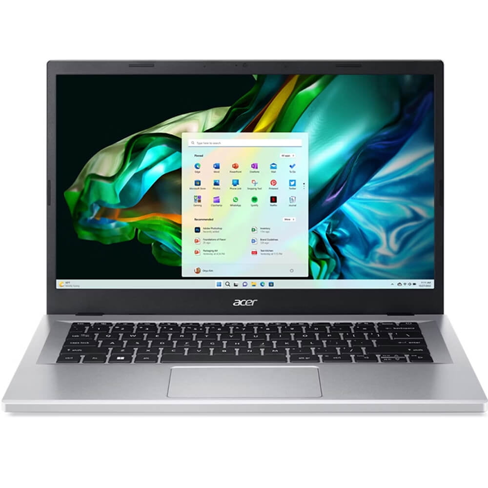 Acer Aspire 3 14", Intel Core i3, 8 GB RAM, 128 GB SSD, Pure Silver