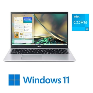 Acer Aspire 3 15.6" FHD Laptop, Intel Core i3-1115G4, 8GB DDR4, 256GB NVMe SSD, Silver, Windows 11 Home in S Mode, A315-58-33XS