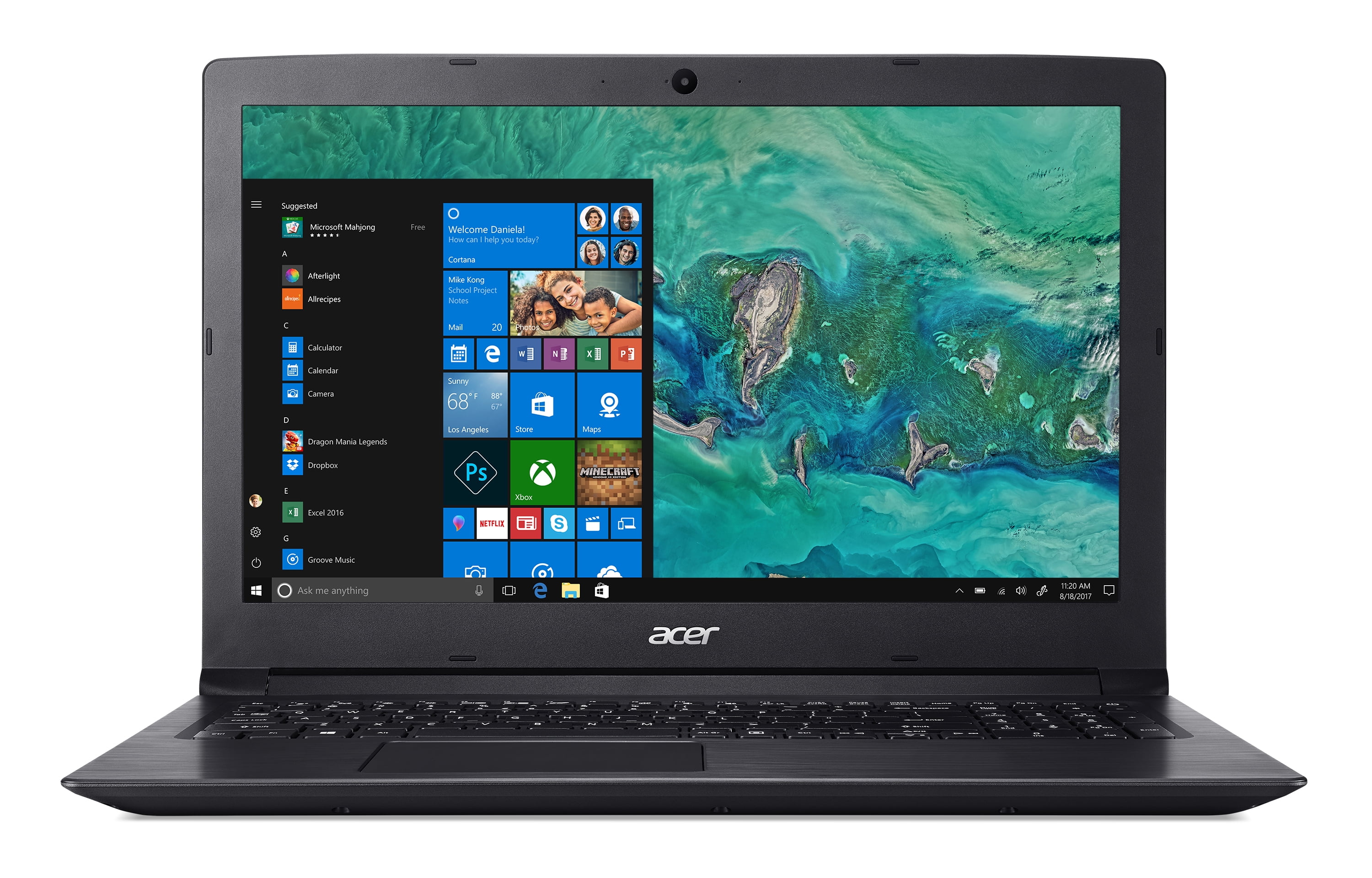 Acer Aspire 3, HD, 7th Gen Intel Core i5-7200U, 20GB RAM