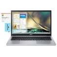 thumbnail image 1 of Acer Aspire 3 A315 Home/Business Laptop (AMD Ryzen 5 7520U 4-Core, 15.6in 60Hz Full HD (1920x1080), AMD Radeon, Win 11 Home) with Microsoft 365 Personal , Dockztorm Hub, 1 of 7