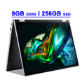 thumbnail image 1 of Acer Aspire 3 Spin 14 Premium 2-in-1 Laptop Computer 14" FHD+ IPS Touchscreen Intel Octa-core i3-N305 Processor 8GB DDR5 256GB SSD USB-C Win11 Silver, 1 of 5