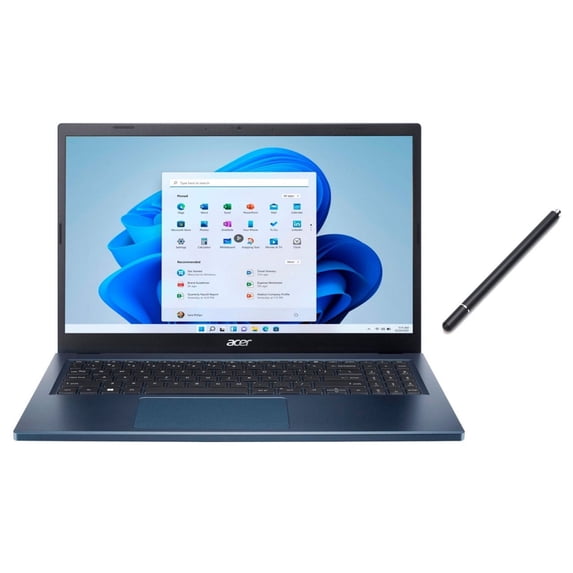 Acer Aspire 3 Thin & Light Laptop | 15.6" Full HD IPS Touch Display | AMD Ryzen 5 7520U | 8GB RAM DDR5 | 2TB SSD | AMD Radeon Graphics | Windows 11 Home | Bundle with Stylus Pen