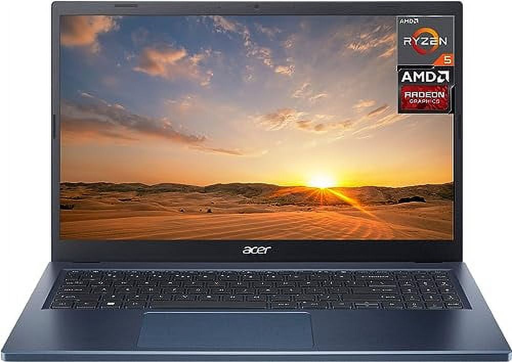 Acer Aspire 3 Touchscreen Laptop, 15.6" IPS FHD Display(1920 x 1080), AMD Ryzen 5 7520U Processor, 8GB RAM, 512GB SSD,, AMD Radeon Graphics, Bluetooth, Wi-Fi 6, Windows 11 Home
