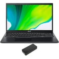 thumbnail image 1 of Acer Aspire 5 Home/Business Laptop (Intel i7-1165G7 4-Core, 15.6in 60 Hz Full HD (1920x1080), Intel Iris Xe, 8GB RAM, 128GB PCIe SSD + 500GB  HDD, Win 11 Home) with DV4K Dock, 1 of 7