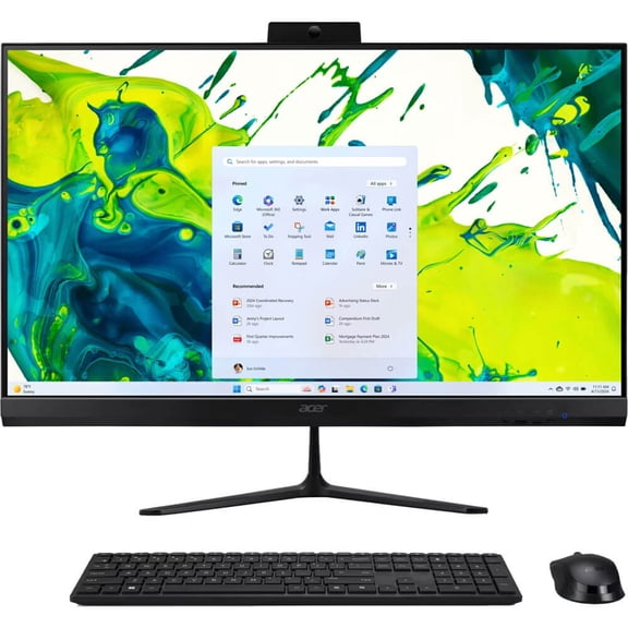 Acer Aspire C27 27" All-in-One Desktop (1920 x 1080) AMD Ryzen 7 5825U 16GB DDR4 RAM 1TB SSD Integrated AMD Graphics Windows 11 Home