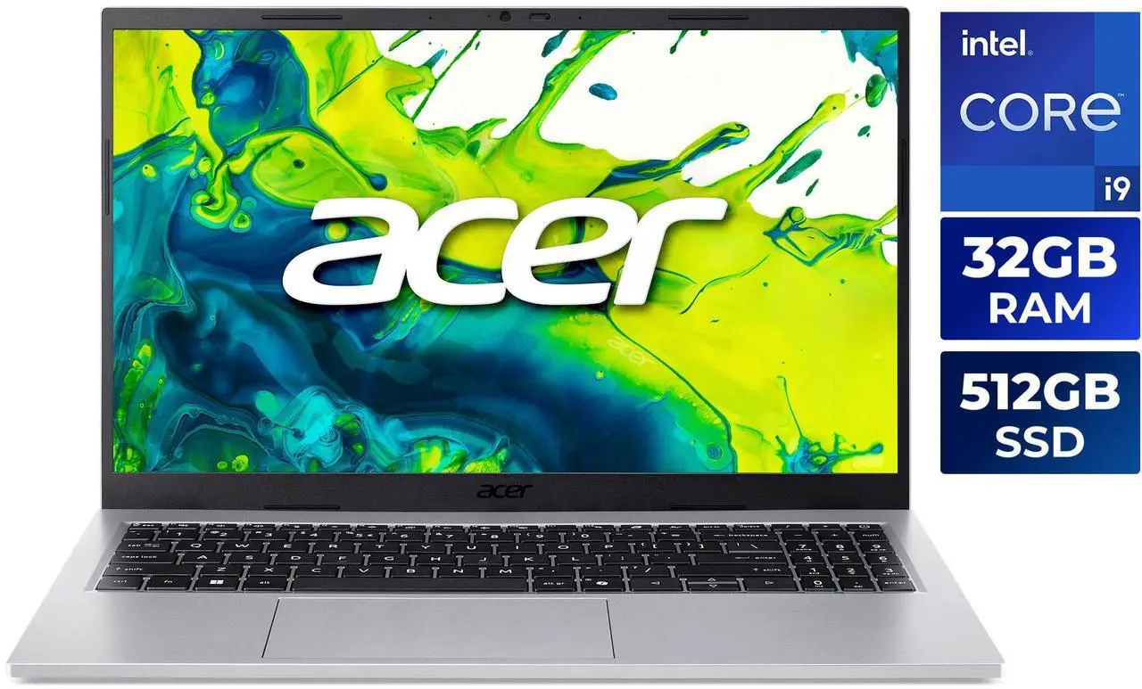 Acer Aspire Go 15 AI Ready Laptop - Intel Core i9-13900H - 16GB