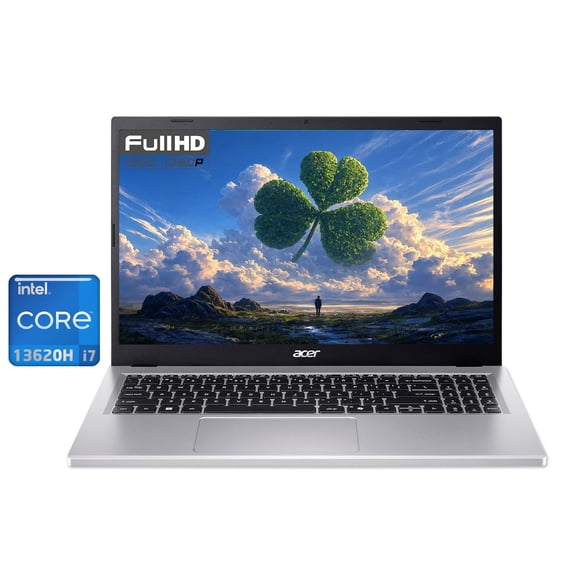 Acer Aspire Go 15 Business 15.6" IPS FHD Display Intel Core i7-13620H 32GB DDR5 RAM 512GB SSD Intel UHD Graphics Wi-Fi 6 BT 5.1 HDMI 2.1 Webcam Copilot AI Long-battery life Windows 11 Pro Silver