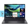thumbnail image 1 of Acer Aspire Go Everyday Value Laptop 15.3in IPS WUXGA Display (Intel i5-1334U, 16GB DDR5, 512GB PCIe SSD, Intel UHD, WiFi 6, Webcam, Win 11 Home) w/Microsoft 365 Personal , DKZ USB Port Expander, 1 of 7