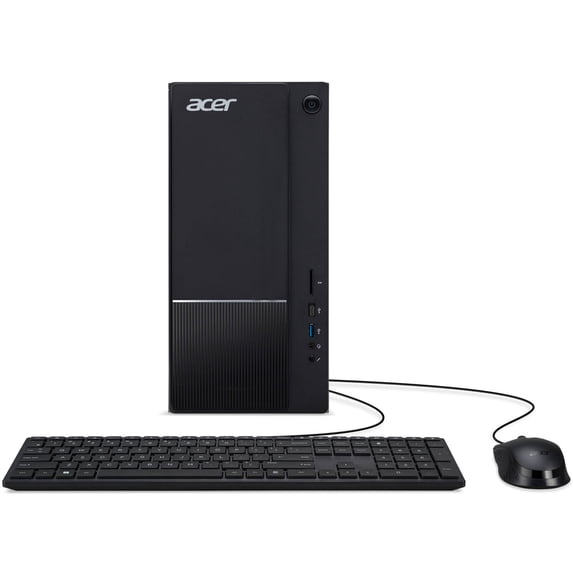 Acer Aspire Home/Business Desktop (Intel i5-14400 10-Core, 16GB DDR5 4800MHz RAM, 1TB PCIe SSD + 3TB HDD (3.5), Intel UHD 730, Wifi, Bluetooth, Win 11 Pro)