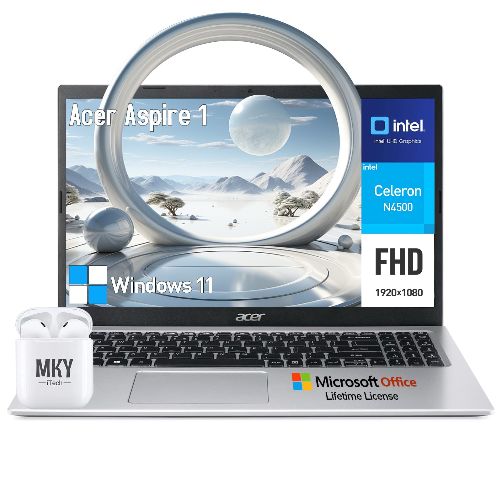 Acer Aspire Laptop Computer 15.6, 15 inch FHD Notebook PC Laptop