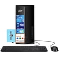 thumbnail image 1 of Acer Aspire School & Business Desktop (Intel i5-14400, 32GB DDR5, 1TB PCIe SSD + 3TB HDD, Intel UHD, 300W PSU, WiFi 6E, Bluetooth 5.3, Win 11 Home) w/Microsoft 365 Personal , DKZ USB Port Expander, 1 of 7