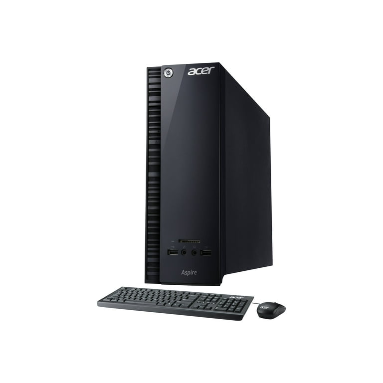 Acer Aspire XC-704G_WCDC - SFF - Celeron N3050 / 1.6 GHz - RAM 4 GB - HDD  500 GB - DVD SuperMulti - HD Graphics - GigE - Win 10 Home 64-bit -  monitor: 