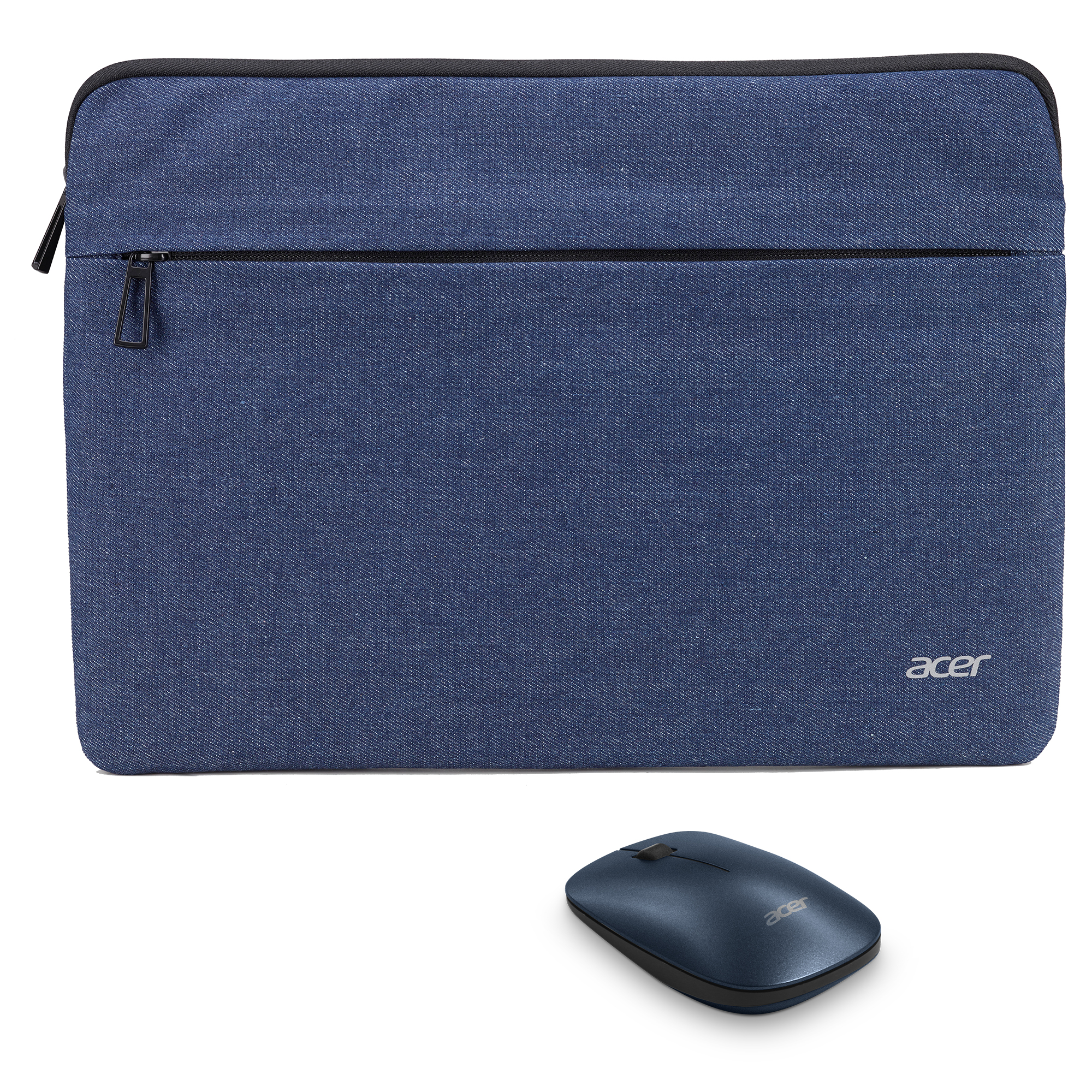 Acer Blue Optical Mouse & 15" Blue Sleeve Bundle - image 1 of 6