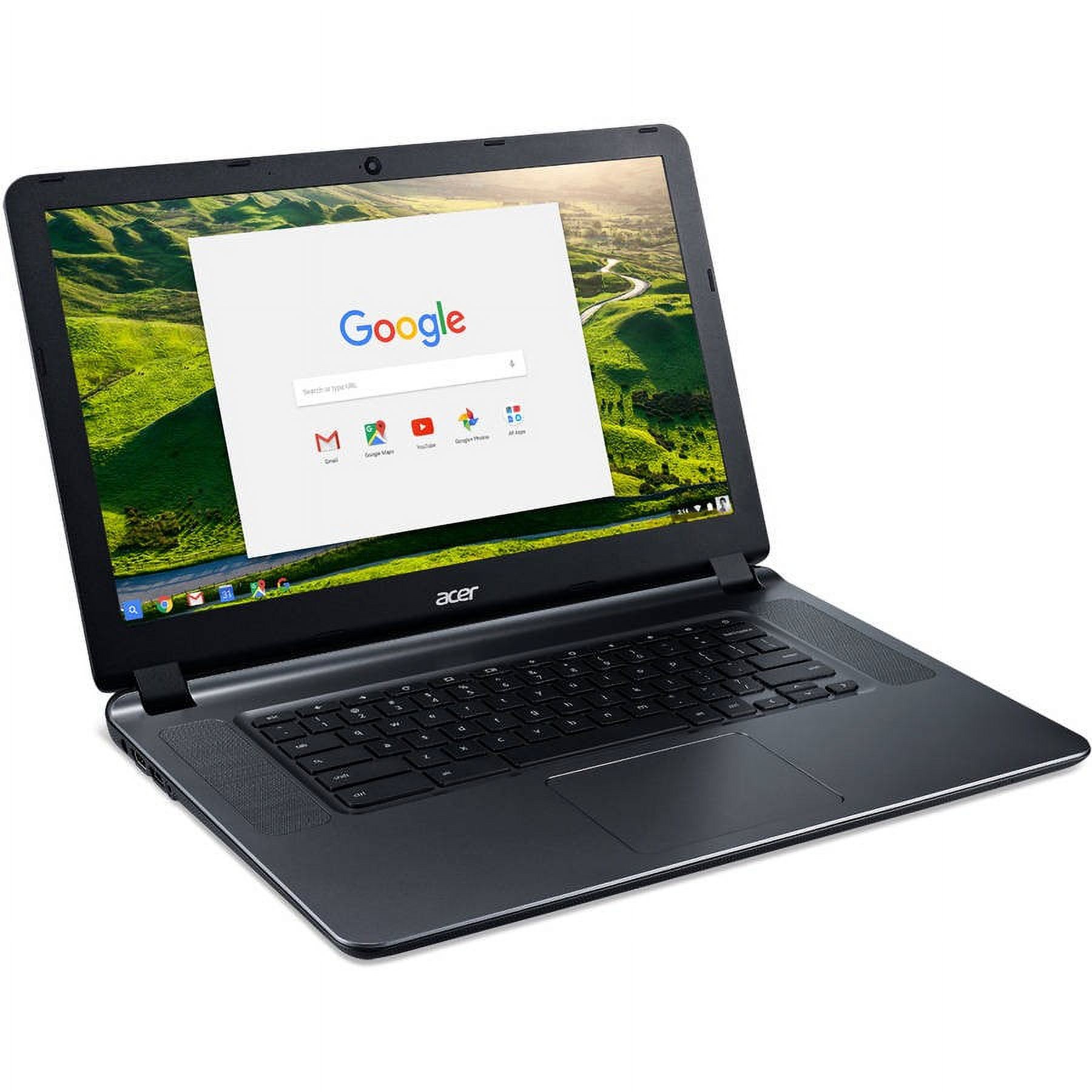 Acer CB3-532-C47C 15.6" Chromebook, Intel Celeron N3060 Dual-Core Processor, 2GB RAM, 16GB Internal Storage, Chrome OS - image 1 of 7
