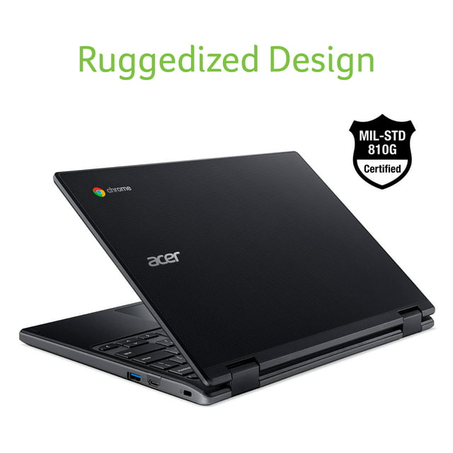Acer Chromebook 311 CB311-10H-41M9, Military Standard (MIL-STD 810G) impact-resistant body; AMD A-Series Dual-Core A4-9120C, 11.6" HD, 4GB DDR4, 64GB eMMC, 802.11ac WiFi 5, Bluetooth 4.2, Chrome OS