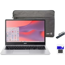 Acer Chromebook 315 15.6" FHD Laptop, Intel Celeron N4500, 4GB RAM, 64GB eMMC 64GB Memory Card, Pure Silver, Chrome OS, Wi-Fi 6, Protective Sleeve Included with Mazepoly Accessories