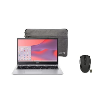 Acer Chromebook 315 15.6 FHD Laptop | Intel Celeron N4500 | Intel UHD Graphics | Built-In Webcam| microSD Card Reader| Silver | 4GB RAM | 64GB SSD | Chrome OS |Bundle with Wireless Mouse