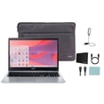 thumbnail image 1 of Acer Chromebook 315 15.6" HD(1366 x 768) Display Laptop, Intel Celeron N4020, 4GB LPDDR4, 64GB eMMC, Long Battery Life, Chrome OS, Wi-Fi 5, Bluetooth, Silver with Sleeve + Mazepoly Accessories, 1 of 7