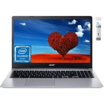 Acer Chromebook 315 15.6" HD Laptop, Intel Dual-Core Processor, 4GB RAM, 64GB eMMC, 12.5H Long Battery, Chrome OS, Cefesfy Multifunctional Brush