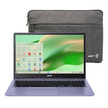 Acer Chromebook 315, Intel Celeron N4500, 15.6" Full HD Display, 4GB LPDDR4X, 64GB eMMC, Moonstone Purple, Chrome OS, CB315-4H-C0VN with Protective Sleeve