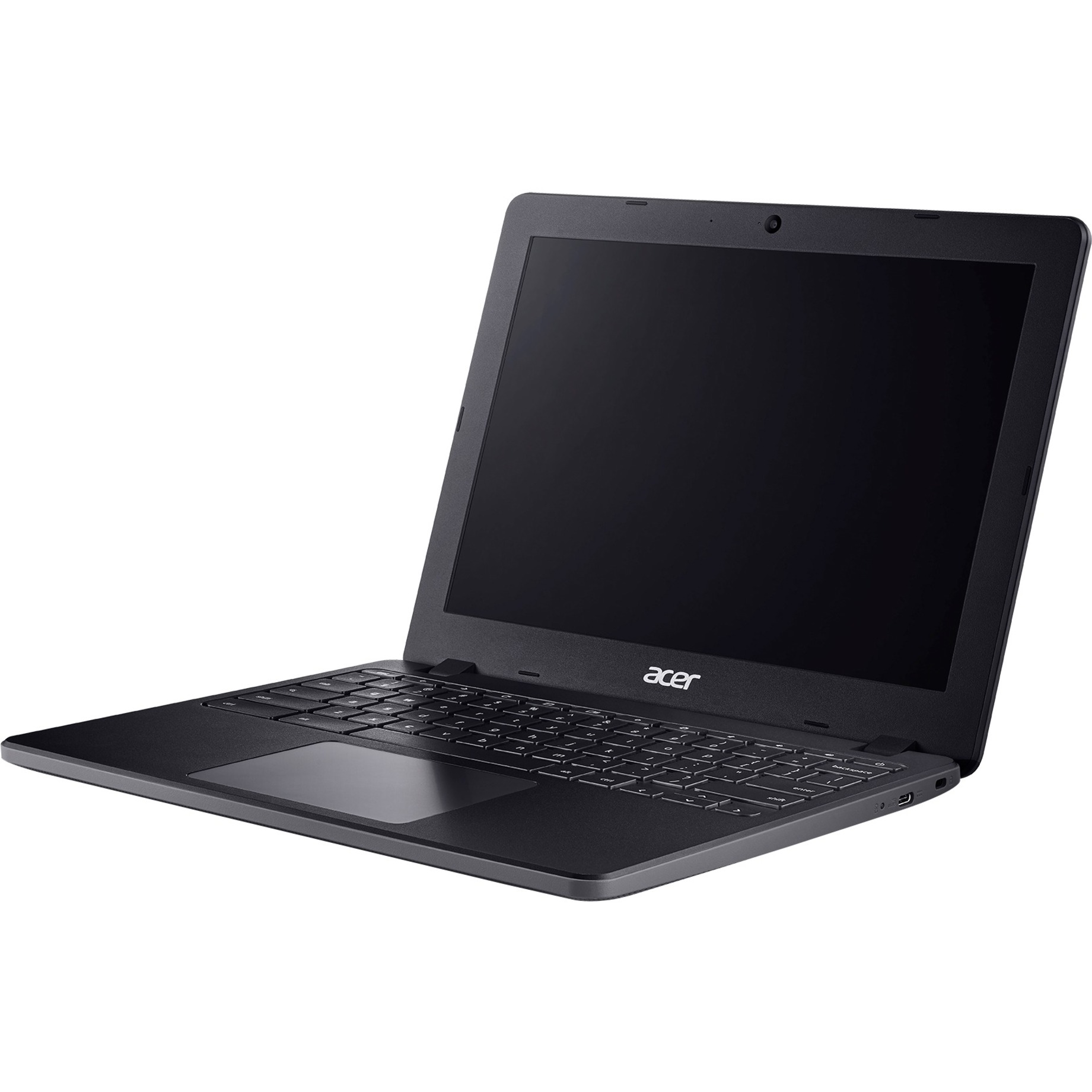 Acer Chromebook 712 C871, 12\", Intel Celeron 5205U, Intel UHD Graphics, 4GB RAM, 32GB Flash, Shale Black, ChromeOS, C871-C85K - image 1 of 13