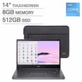 thumbnail image 1 of Acer Chromebook Plus 14” Touchscreen Laptop –Intel Core i3-N305 - Protective Sleeve Included 8GB 512GB SSD, 1 of 3