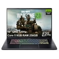 thumbnail image 1 of Acer Chromebook Plus 516 GE Cloud Gaming Laptop (16" QHD 120Hz, Intel 10-Core 5 120U(>i7-1355U) 8GB RAM, 256GB SSD, NVIDIA GeForce NOW, 2TB Cloud Storage) RGB Backlit, 1080p Webcam, WIFI 6E, Chrome OS, 1 of 5
