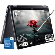 Acer Chromebook Plus Spin 514 2-in-1 Laptop, 14" WUXGA 1920 x 1200 LED-backlit IPS Touchscreen, Intel Core i5-1334U, Wi-Fi 6E, FHD Camera, Stylus Pen, Chrome OS (8GB DDR5 RAM - 512GB SSD)