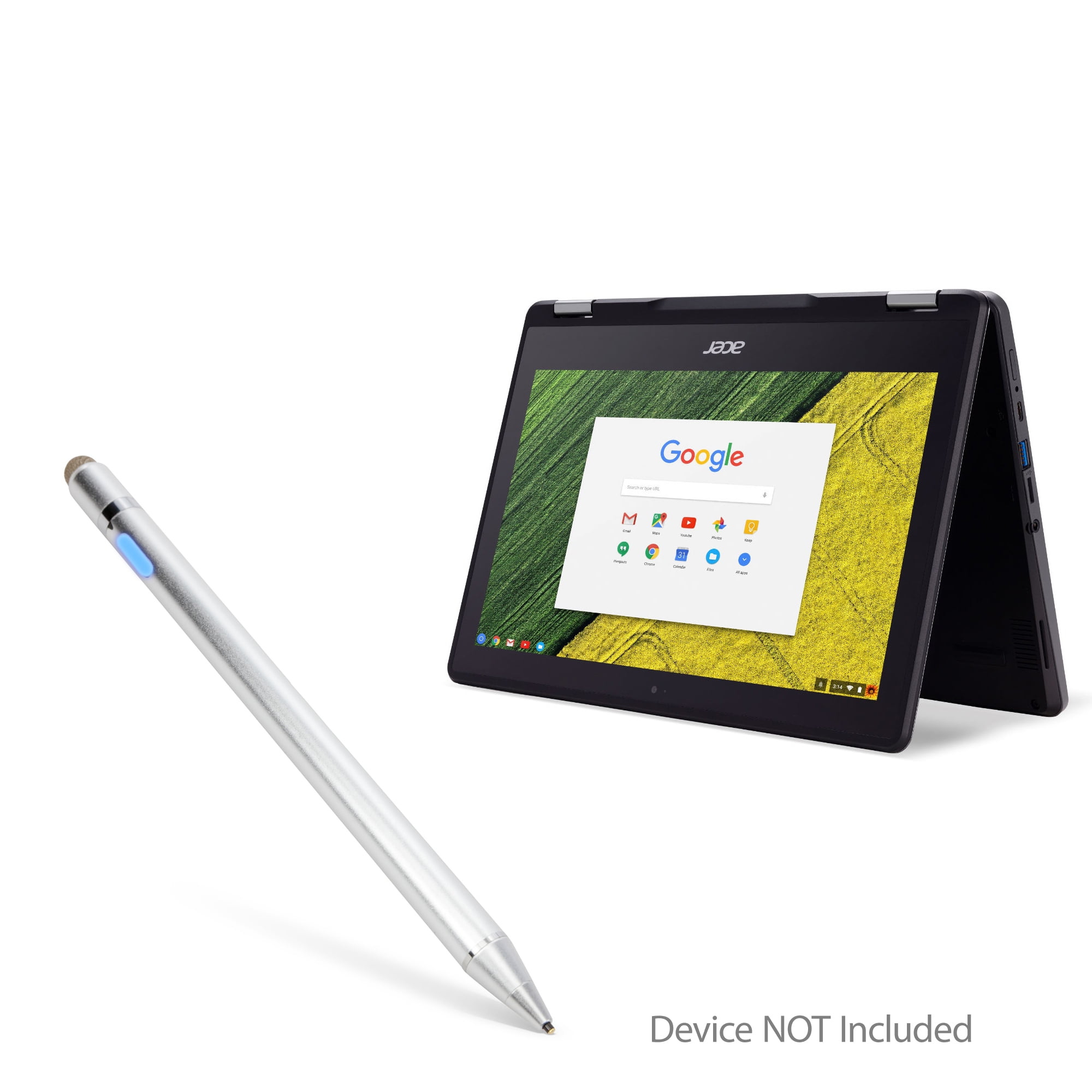Acer Chromebook Spin 11 (R751T) Stylus Pen, BoxWave [AccuPoint