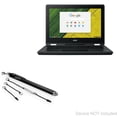 thumbnail image 1 of Acer Chromebook Spin 11 (R751T) Stylus Pen, BoxWave® [EverTouch Capacitive Stylus] Fiber Tip Capacitive Stylus Pen for Acer Chromebook Spin 11 (R751T) - Jet Black, 1 of 9