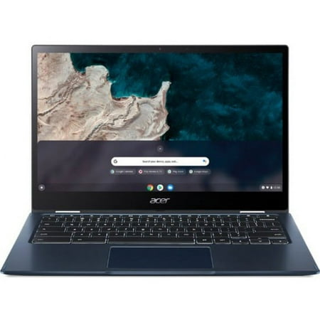 Acer Chromebook Spin 513 13.3" Full HD Touchscreen, Qualcomm Kryo 468, 8GB RAM, 128GB SSD, Chrome OS, Steel Gray, R841LT-S4JQ
