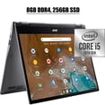 thumbnail image 1 of Acer Chromebook Spin 713 2020 Latest 2-in-1 Laptop I 13.5" 2K&nbsp;IPS&nbsp;Touchscreen I Intel Quad-Core i5-10210U I 8GB DDR4 256GB SSD I Backlit&nbsp;KB USB-C WIFI HDMI Chrome OS, 1 of 7