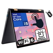 Acer Chromebook Spin 714 14" Touchscreen FHD+ 2-in-1 Laptop, 13th Gen Intel 10-Core i5-1335U (Beat i7-1270P), 8GB LPDDR4X RAM, 512GB PCIe SSD, WiFi 6, Bluetooth 5.2, Backlit Keyboard, Chrome OS