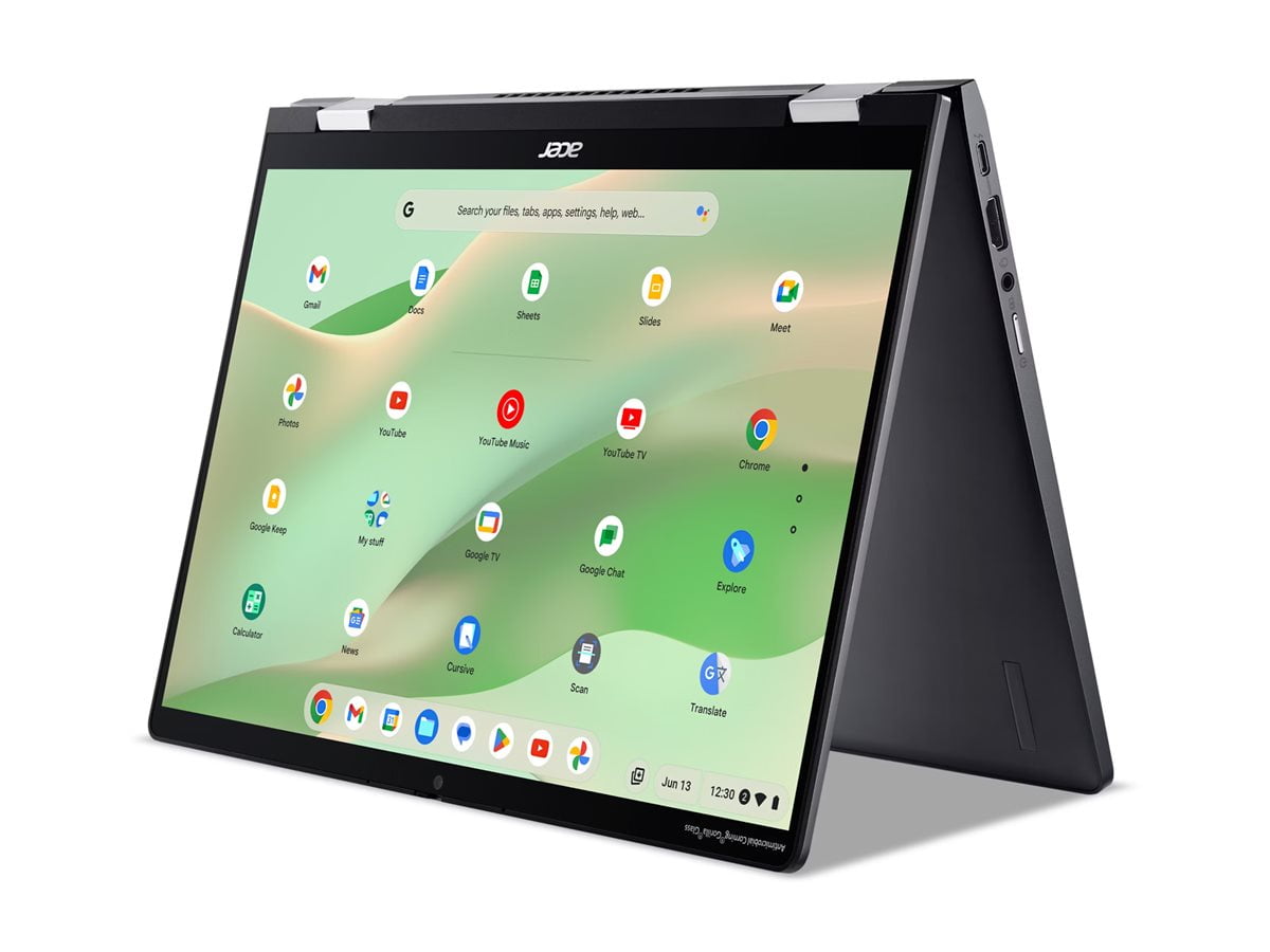 Acer Chromebook Spin 714 CP714-2W - Flip design - Intel Core i5 - 1335U / up to 4.6 GHz - Evo - Chrome OS - Intel Iris Xe Graphics - 8 GB RAM - 256 GB SSD - 14" IPS touchscreen 1920 x 1200 - Wi-Fi 6E - steel gray - kbd: US