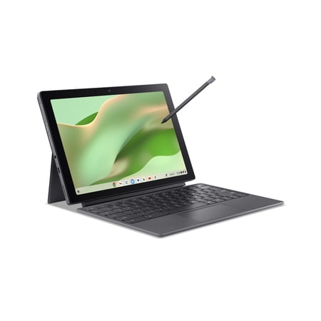 Acer Chromebook Tab 311 11” WUXGA (1920 x 1200) Tablet & Laptop, MediaTek Kompanio 520, 8GB RAM, 128GB eMMC, ChromeOS, Stylus, Magnetic Keyboard & Portfolio Case Included