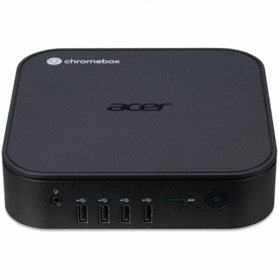Acer CXI6-C58G Chromebox - Intel Core 5 120U - 8 GB - 256 GB SSD - Black - Intel Chip - ChromeOS - Intel DDR4 SDRAM - IEEE 802.11ax Wireless LAN - 90 W