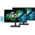 thumbnail image 1 of Acer EK251Q E FreeSync Monitor UM.KE1AA.E01 Bundle with Docztorm Dock, 25" FHD IPS (1920x1080) Display, VESA Mount (100x100mm), 1x HDMI, Ideal for Home & Business, Black (2024 Latest Model) (2 Pack), 1 of 5