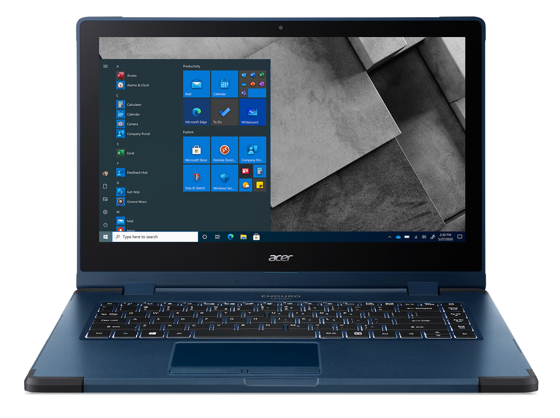 Acer Enduro Urban N3, 14" Full HD IPS, 11th Gen Intel Core i7-1165G7, 16GB DDR4, 1TB NVMe SSD, Denim Blue, Windows 10 Home, EUN314-51W-789F - image 1 of 8