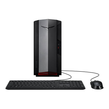 Acer Nitro N50-640-UR11 Gaming Desktop Computer - Intel Core i5 12th Gen i5-12400F Hexa-core (6 Core) 2.50 GHz - 8 GB RAM DDR4 SDRAM - 512 GB PCI Express SSD - Windows 11 Home 64-bit - NVIDIA GeFor...