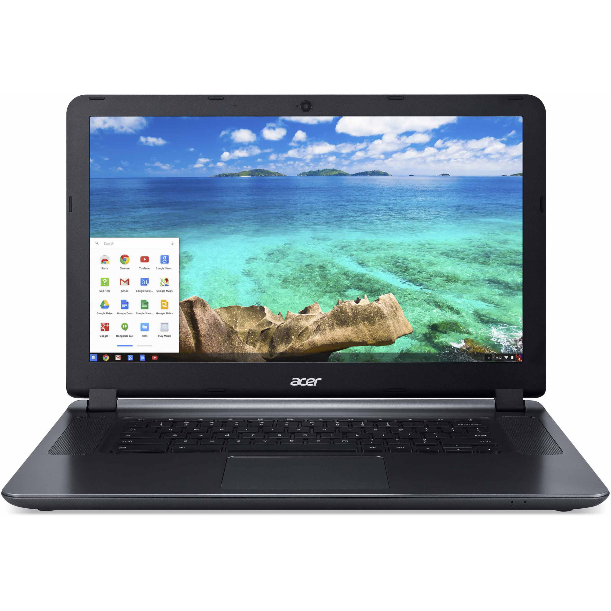 Acer Granite Gray 15.6" CB3-531-C4A5 Chromebook PC with Intel Celeron N2830 Dual-Core Processor, 2GB Memory, 16GB Hard Drive and Chrome OS - image 1 of 9