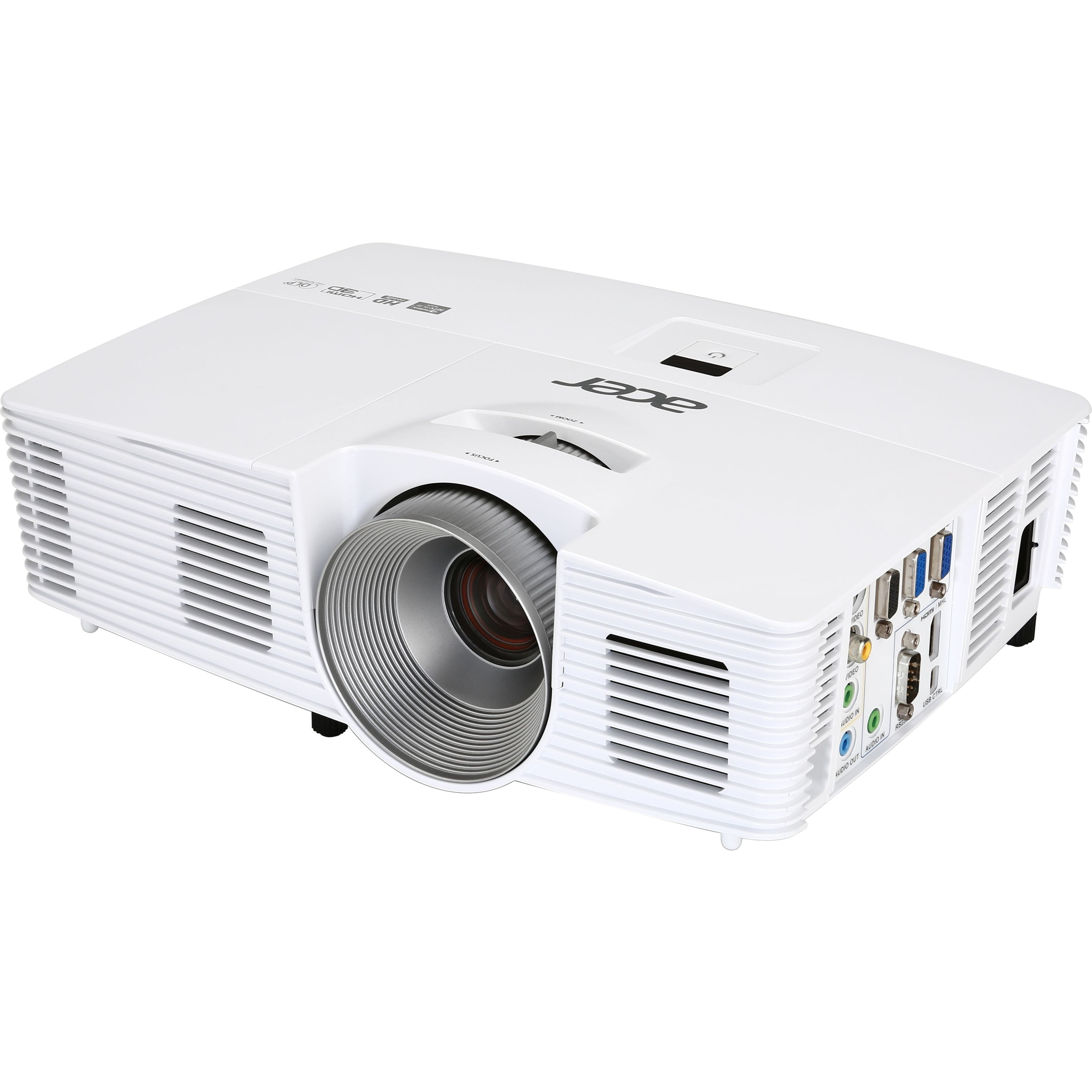 Acer H5380BD 3D Ready DLP Projector, 16:9, White - Walmart.com