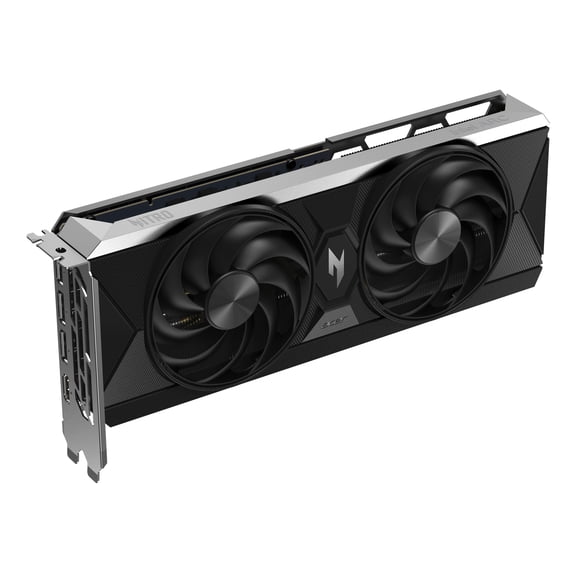 acer Nitro Intel Arc B570 - Intel Graphics Card (10 GDDR6, 160 Bit, PCIe 4.0 x8, 1x HDMI 2.1, 3X DP 2.1), 2 x Nitro FrostBlade, 1 x 8 pin, Slot Space: 2