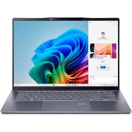 Acer Laptop Swift 14.5" Qualcomm AI Copilot+ PC 16GB LPDDR5X Onboard Memory 1TB PCIe Gen 4 SSD 14.5" Windows 11 Home SF14-11-X128