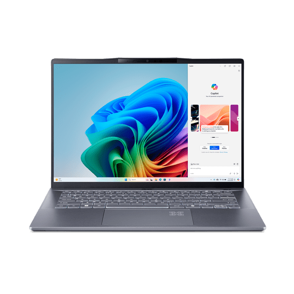 Acer Laptop Swift 14.5" Qualcomm AI Copilot+ PC 16GB LPDDR5X Onboard Memory 1TB PCIe Gen 4 SSD 14.5" Windows 11 Home SF14-11-X128